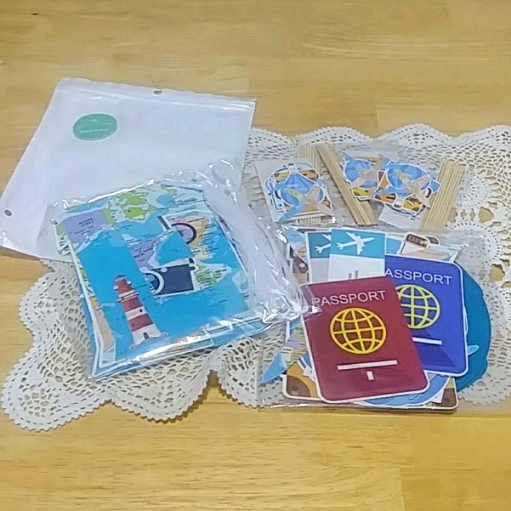 Travel, adventure, Going Away party set